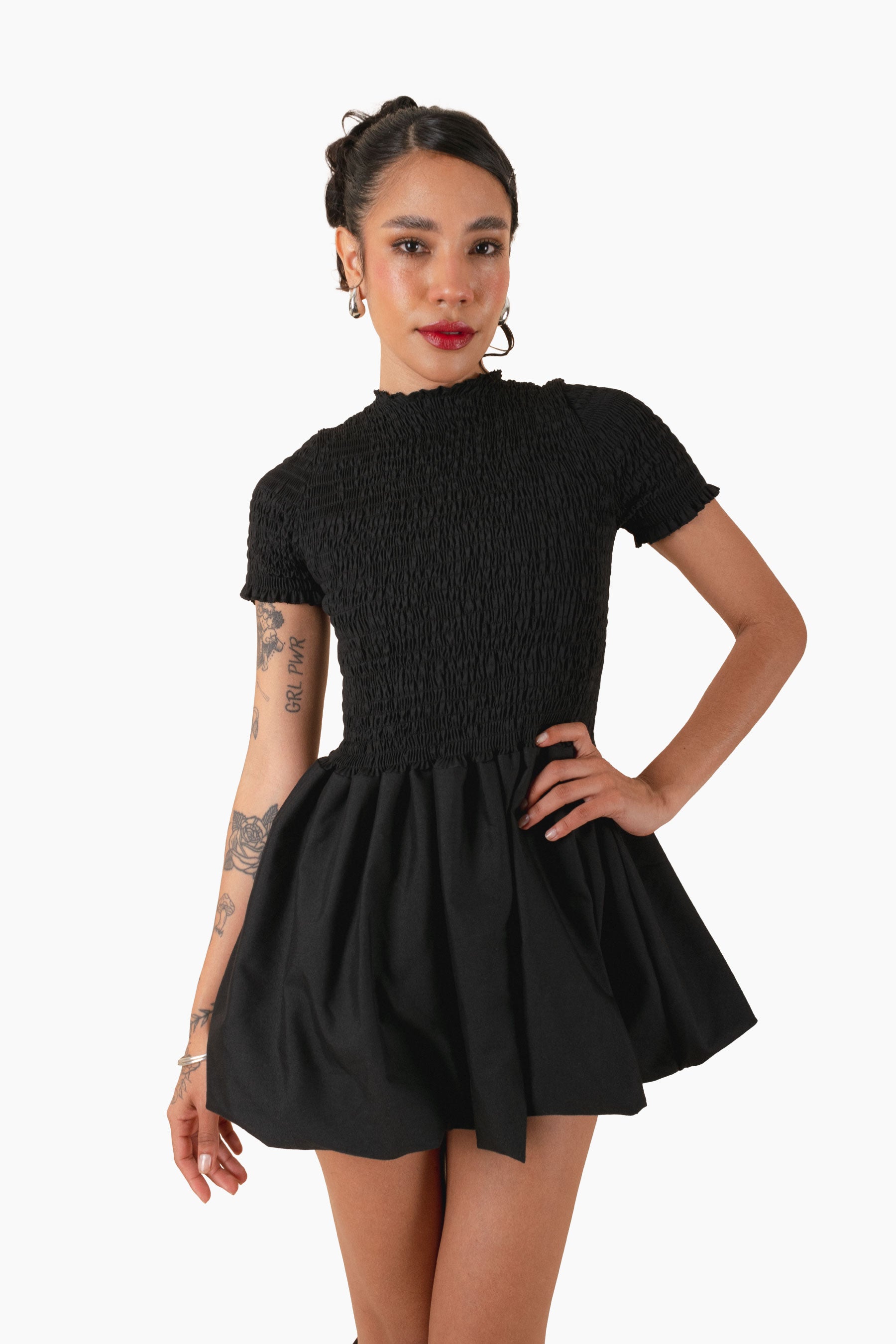 MINI DRESS LONDON NEGRO