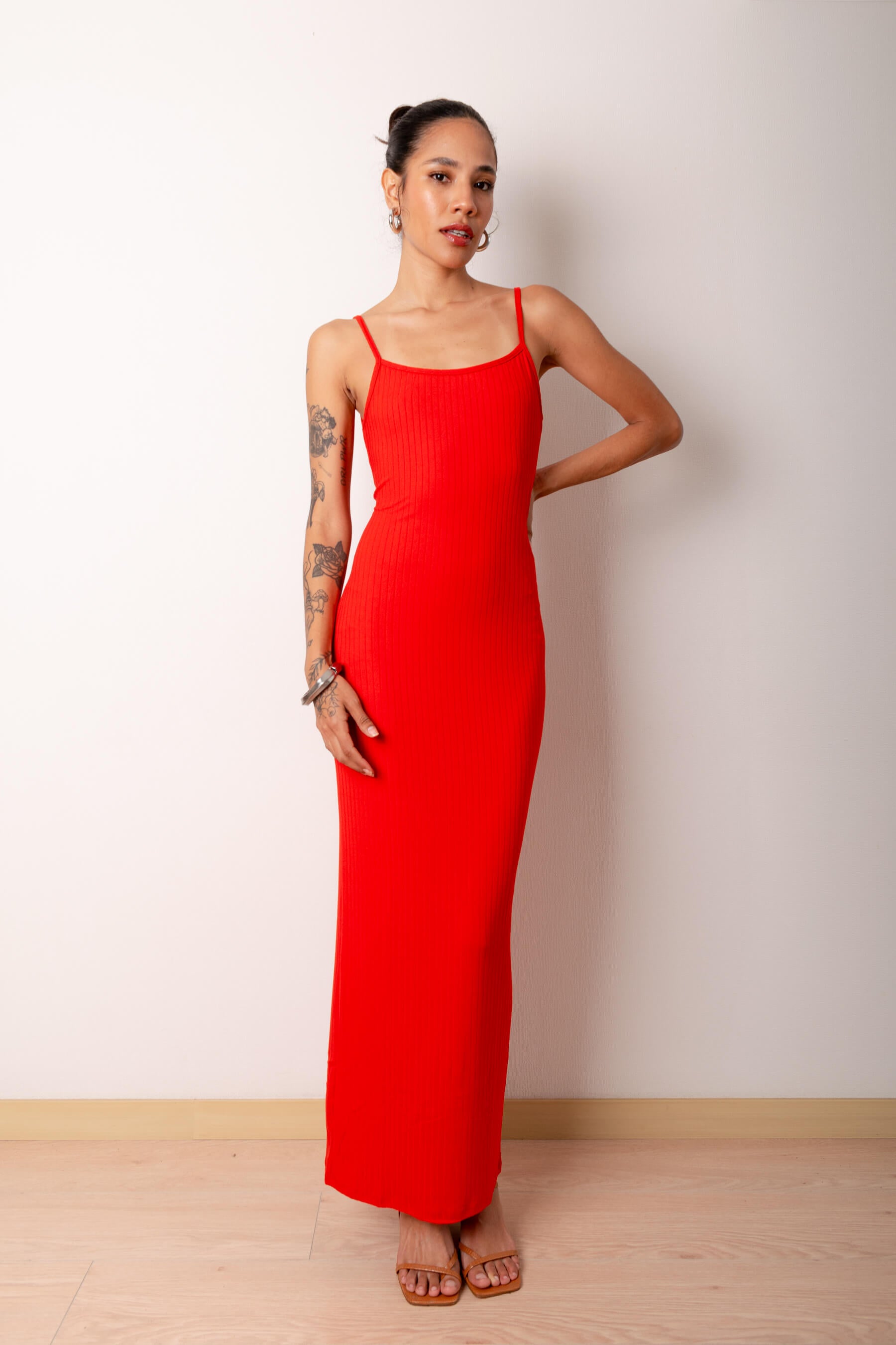 DRESS ROSIE ROJO