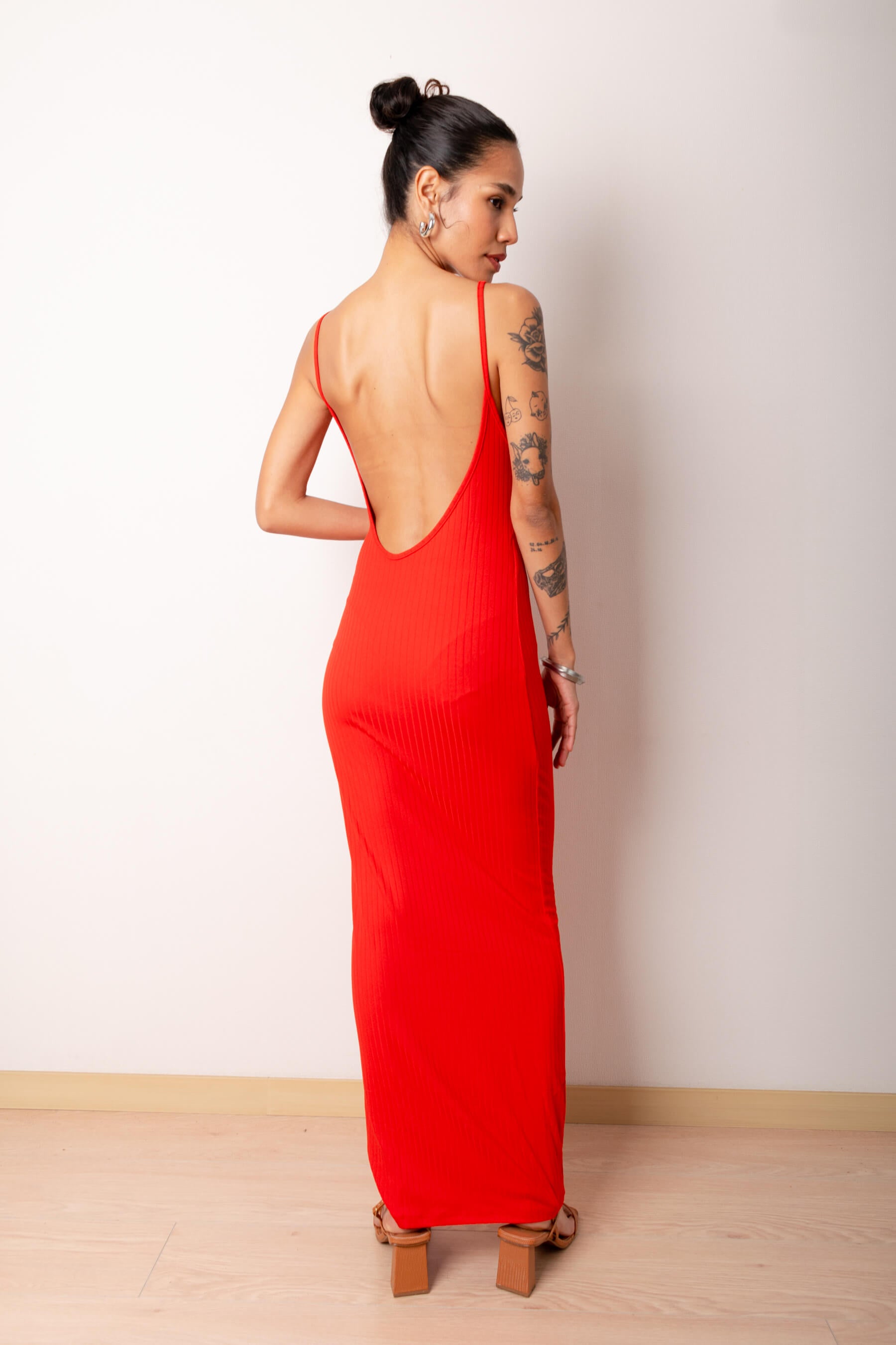 DRESS ROSIE ROJO