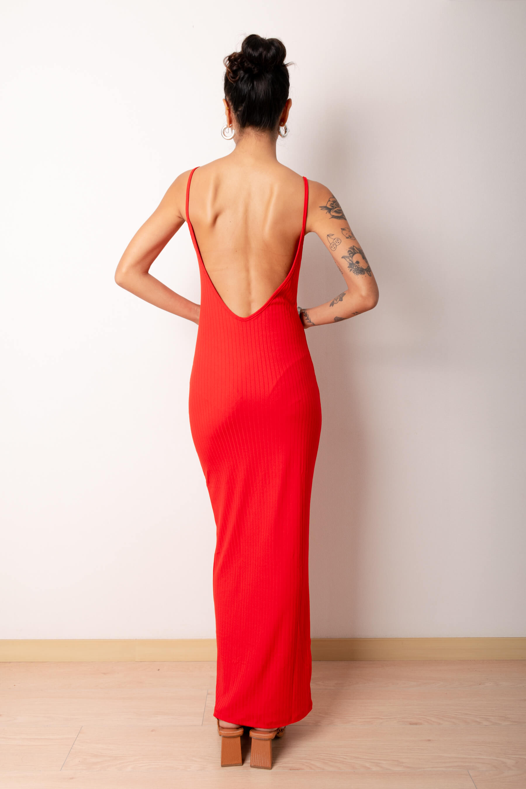 DRESS ROSIE ROJO