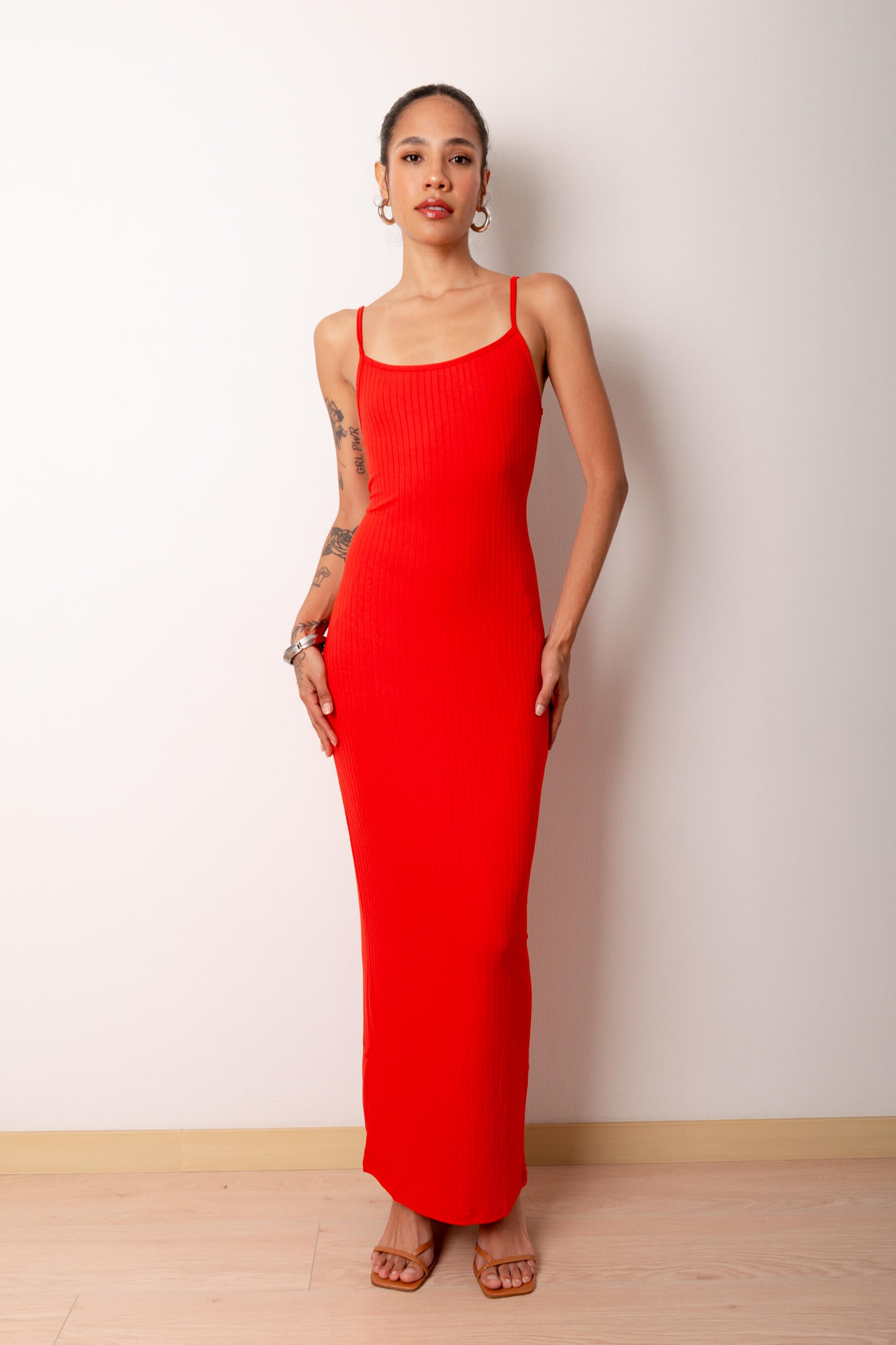 DRESS ROSIE ROJO