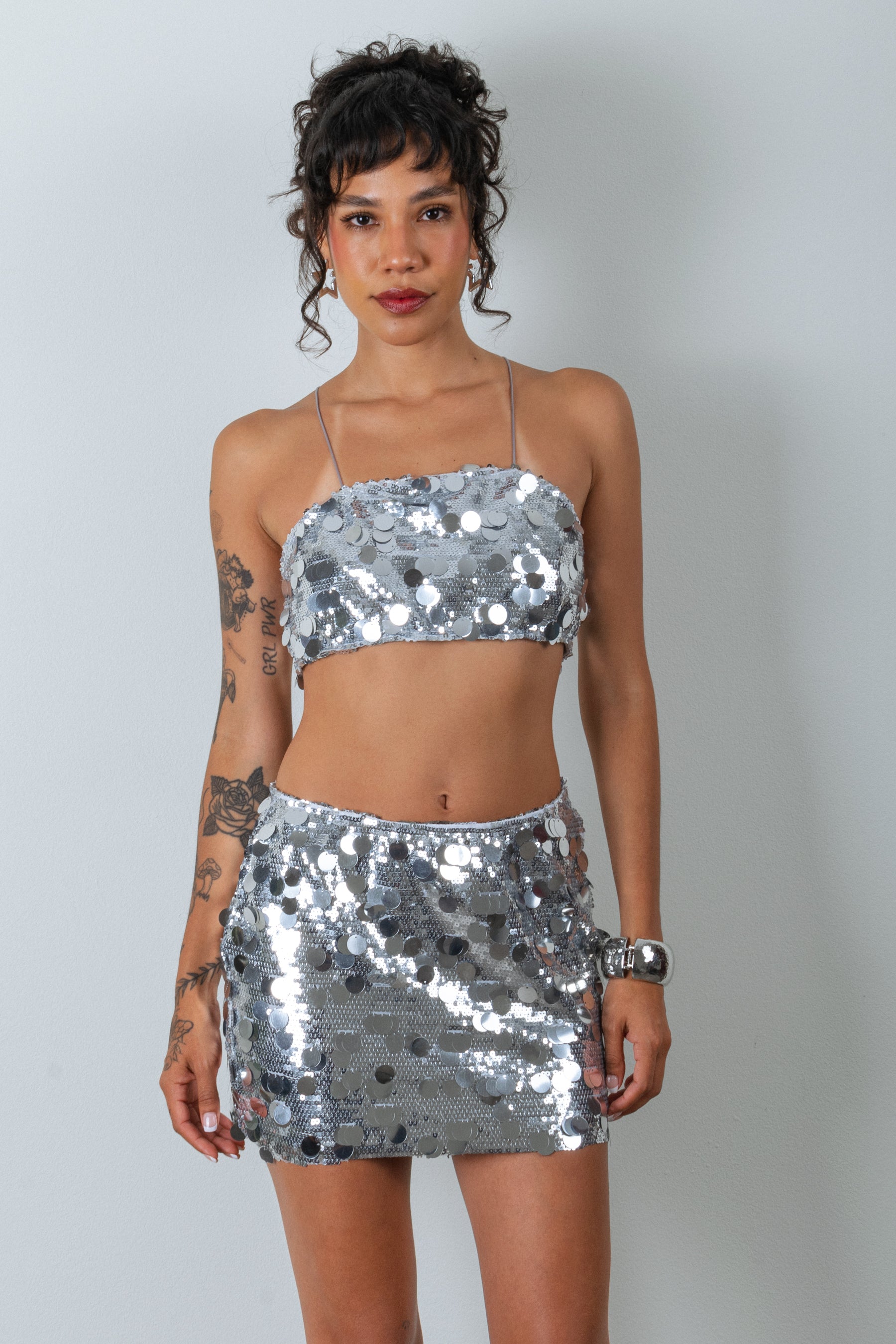 SET DISCO PLATA
