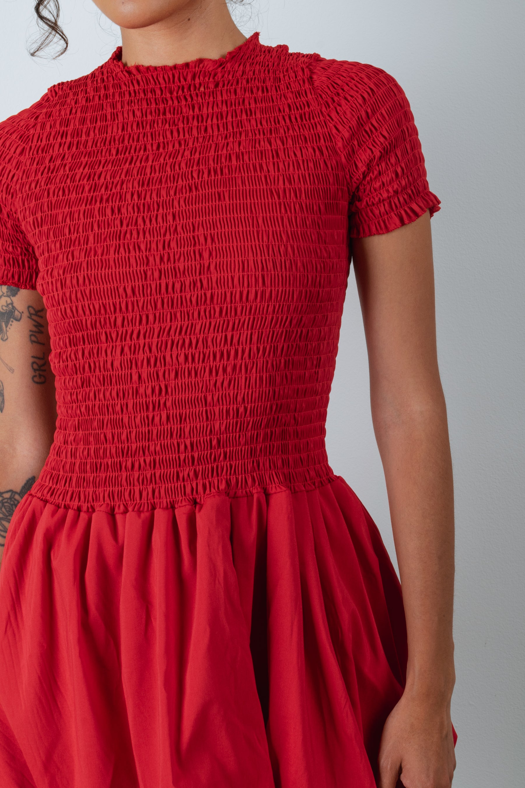 MINI DRESS LONDON ROJO
